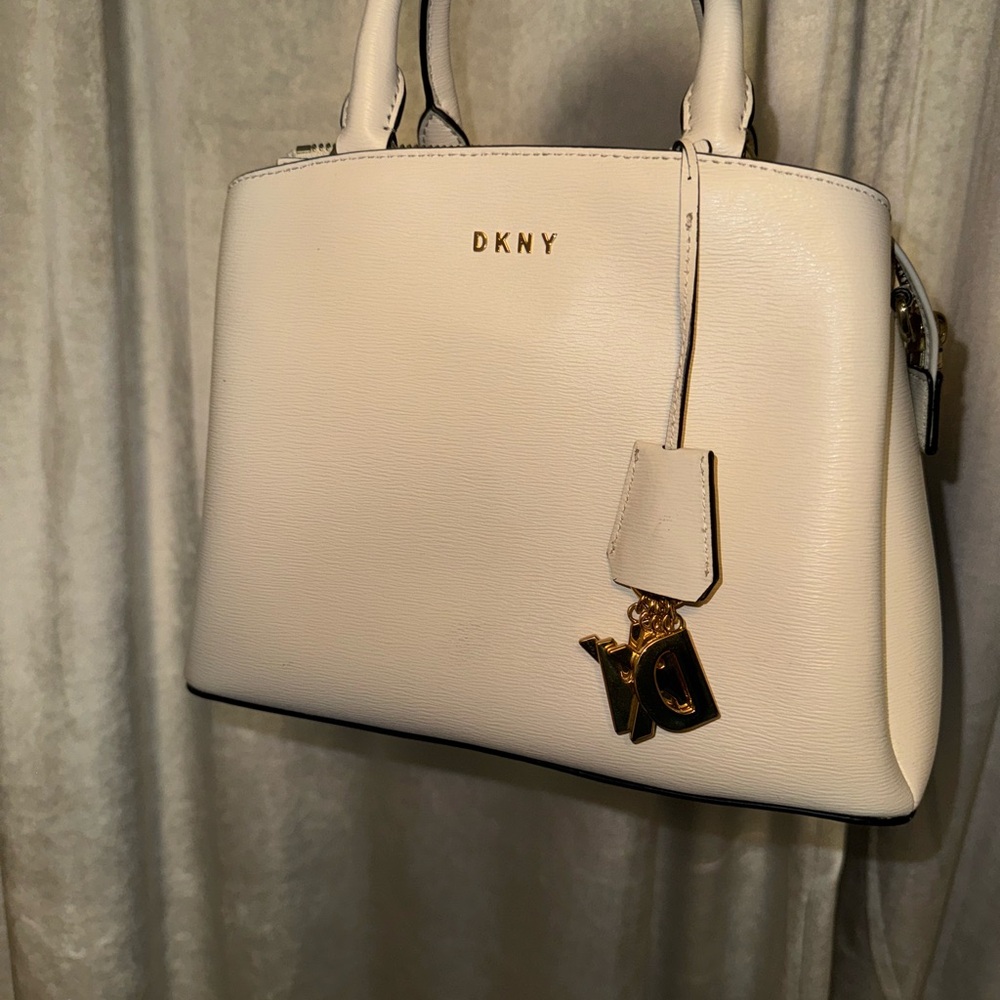 DKNY Cream Handbag with Charms
